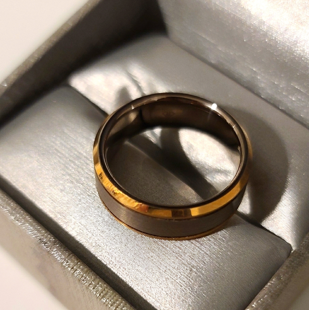 Men's wedding band size 10